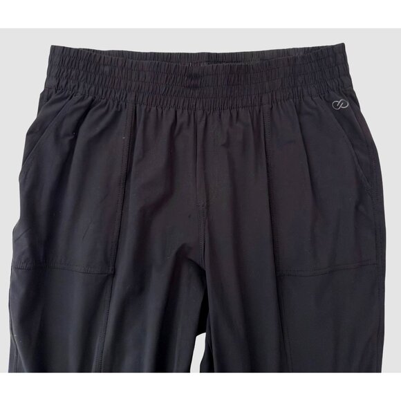 Calia Stretch Pants Size XL Black Pull On Jogger Style Zipper Hem Comfortable - Picture 4 of 12